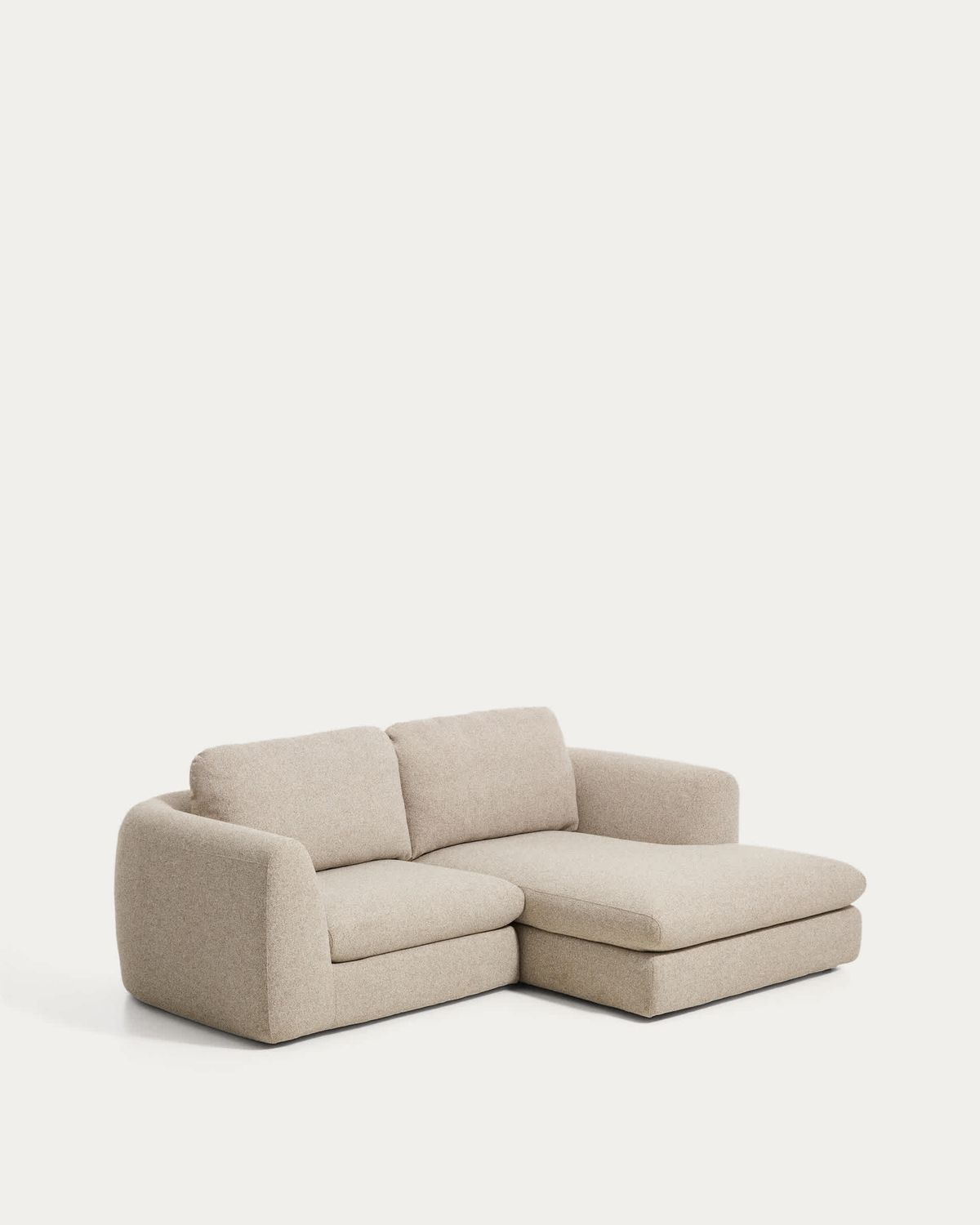 Sofá Vera 3 plazas con chaise longue derecho beige 232 cm FSC Mix Credit