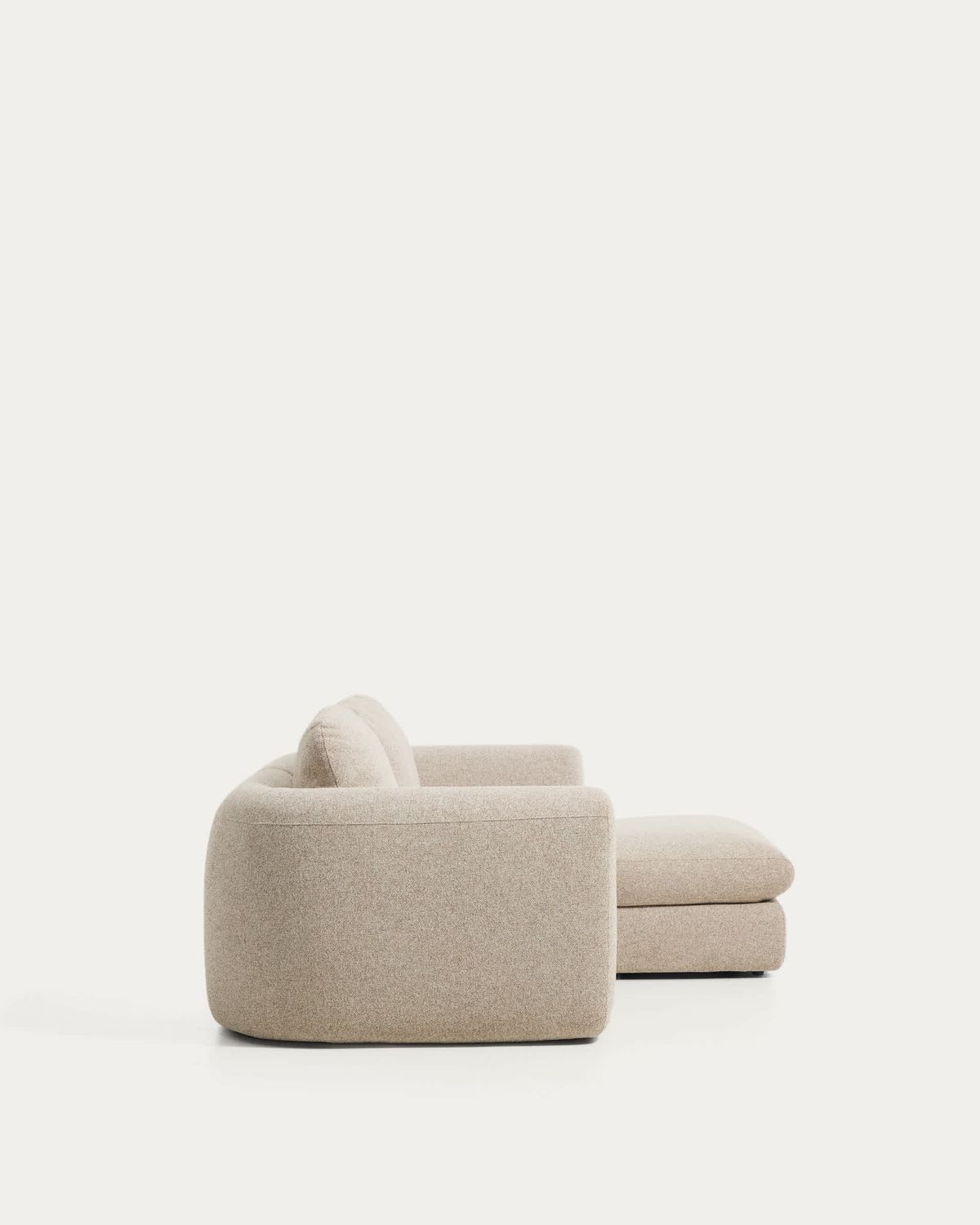 Sofá Vera 3 plazas con chaise longue derecho beige 232 cm FSC Mix Credit