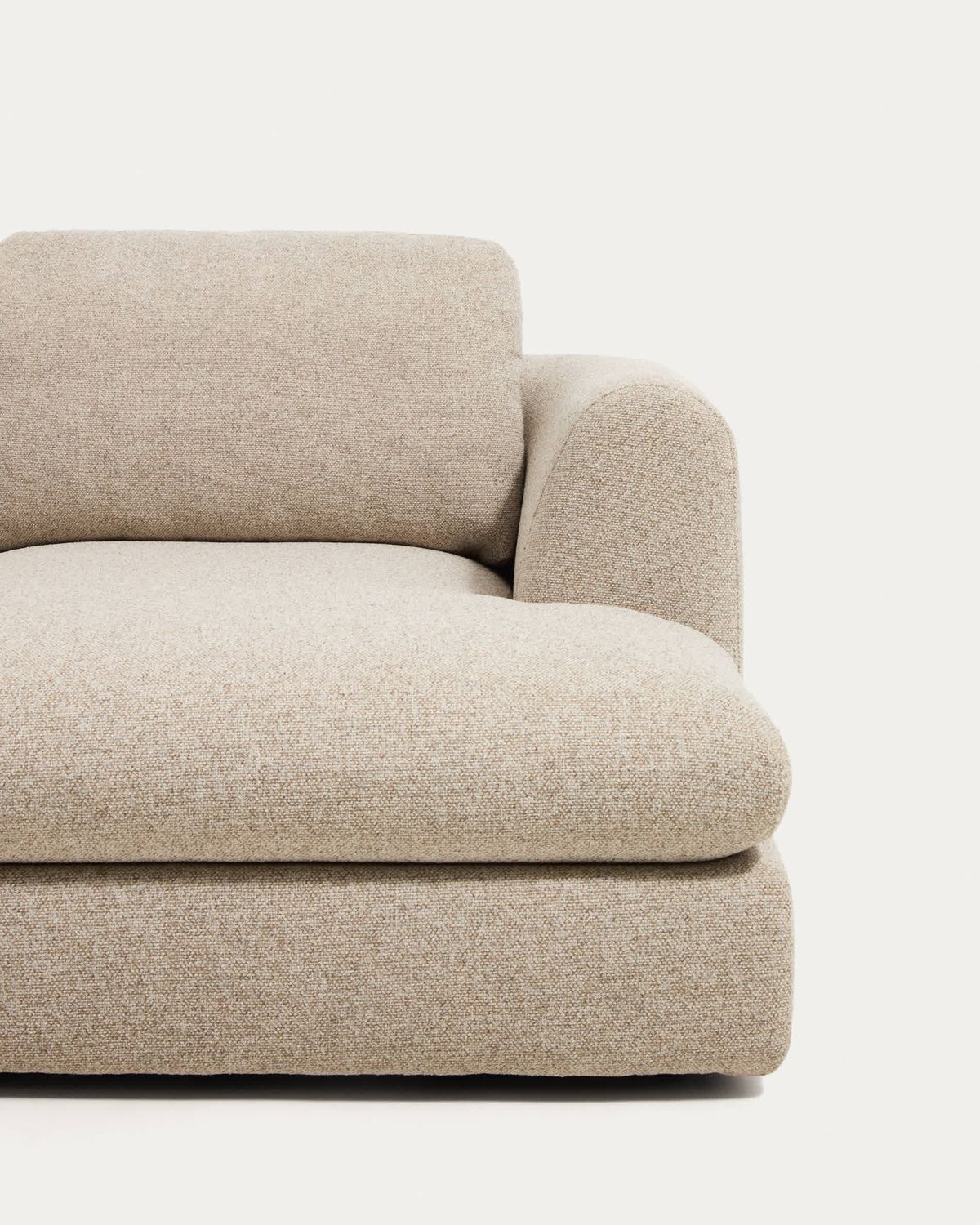 Sofá Vera 3 plazas con chaise longue derecho beige 232 cm FSC Mix Credit