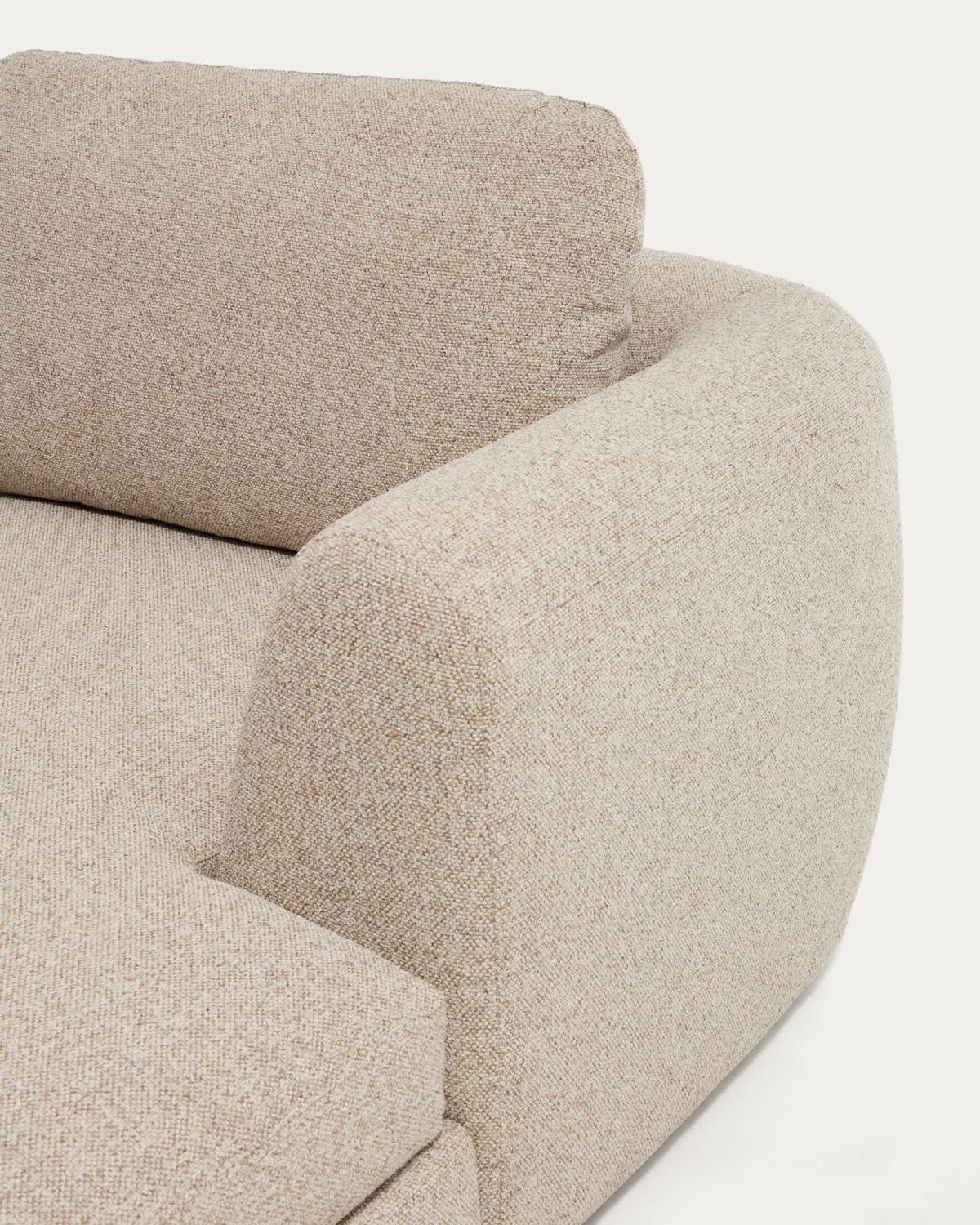 Sofá Vera 3 plazas con chaise longue derecho beige 232 cm FSC Mix Credit