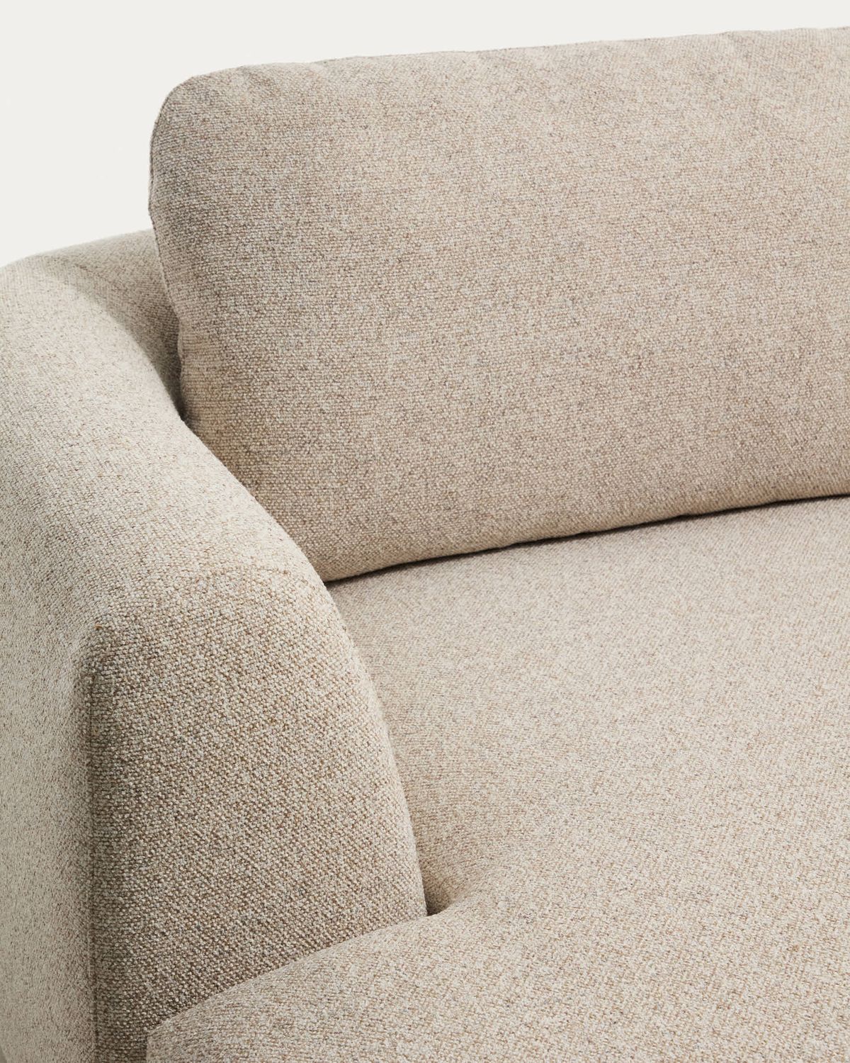 Sofá Vera 3 plazas con chaise longue izquierdo beige 232 cm FSC Mix Credit
