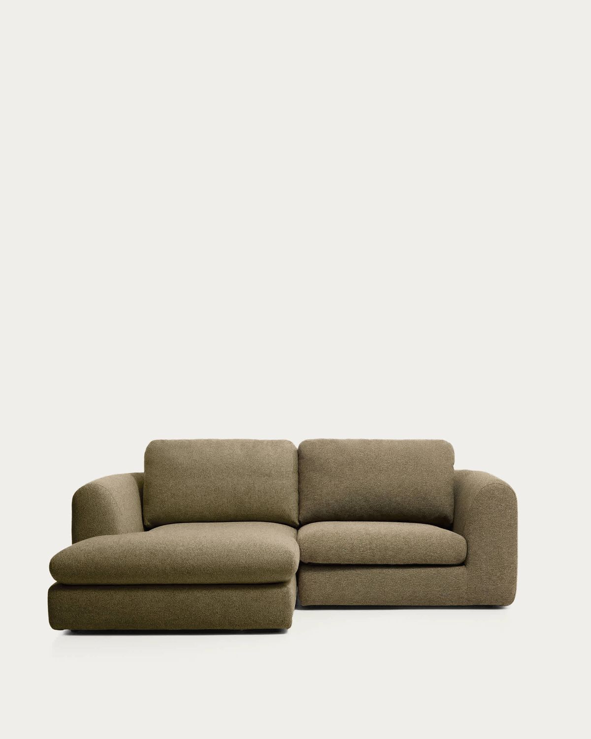 Sofá Vera 3 plazas con chaise longue izquierdo verde oliva 232 cm FSC Mix Credit