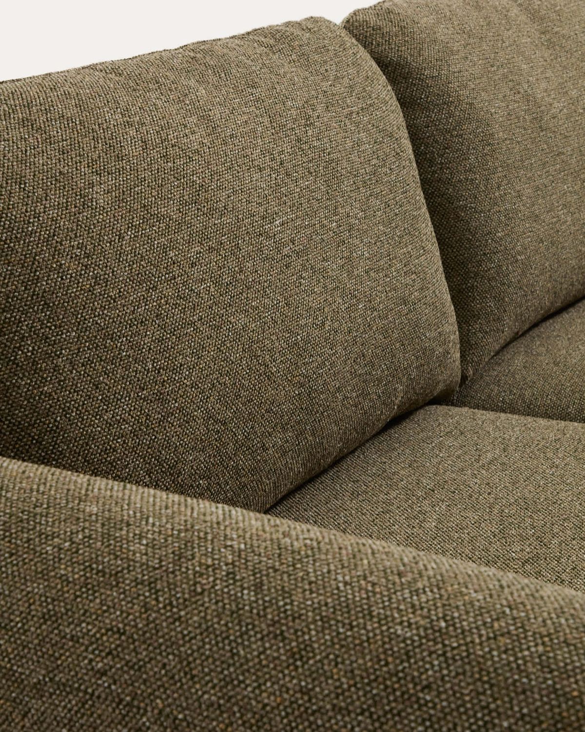 Sofá Vera 3 plazas con chaise longue izquierdo verde oliva 232 cm FSC Mix Credit