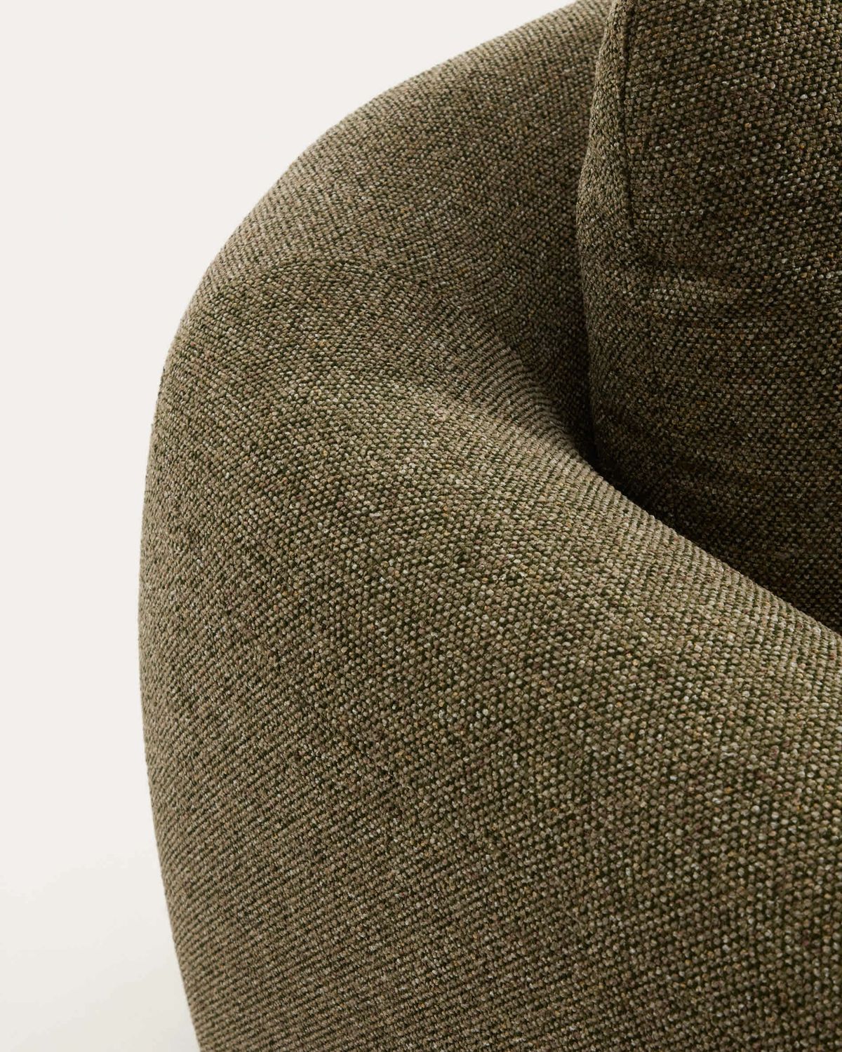 Sofá Vera 3 plazas con chaise longue izquierdo verde oliva 232 cm FSC Mix Credit