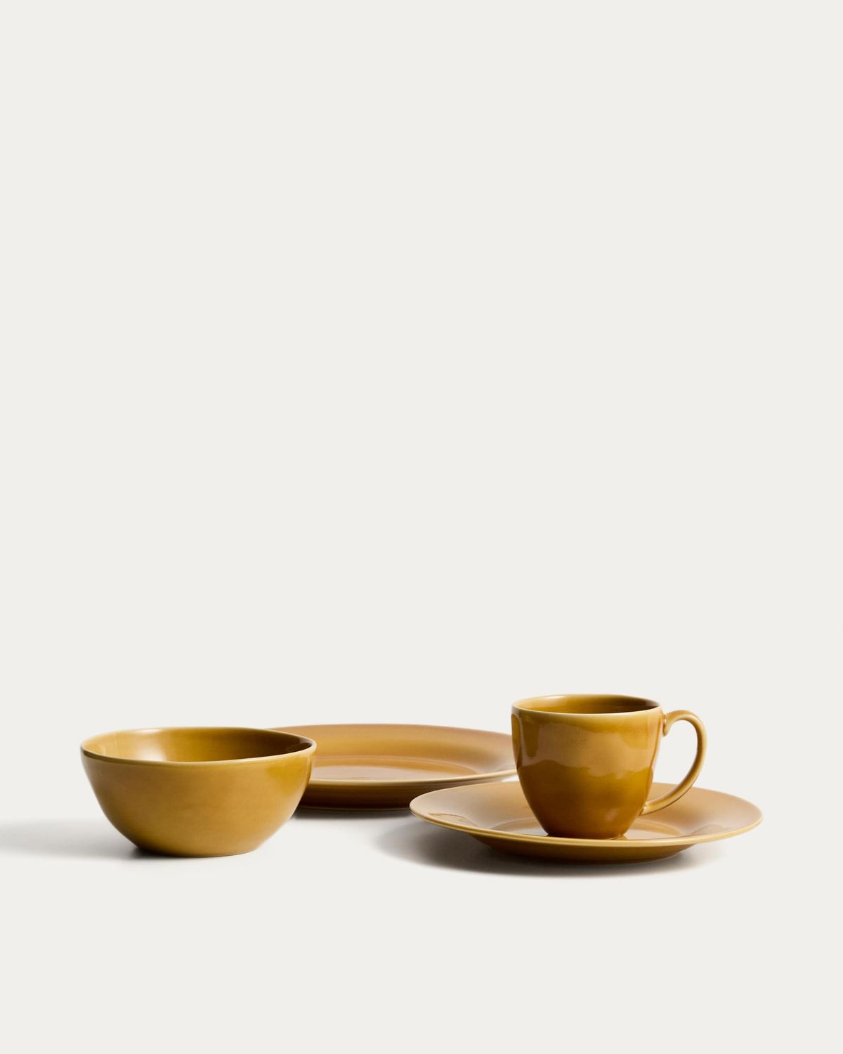 Taza Selune de cerámica amarillo
