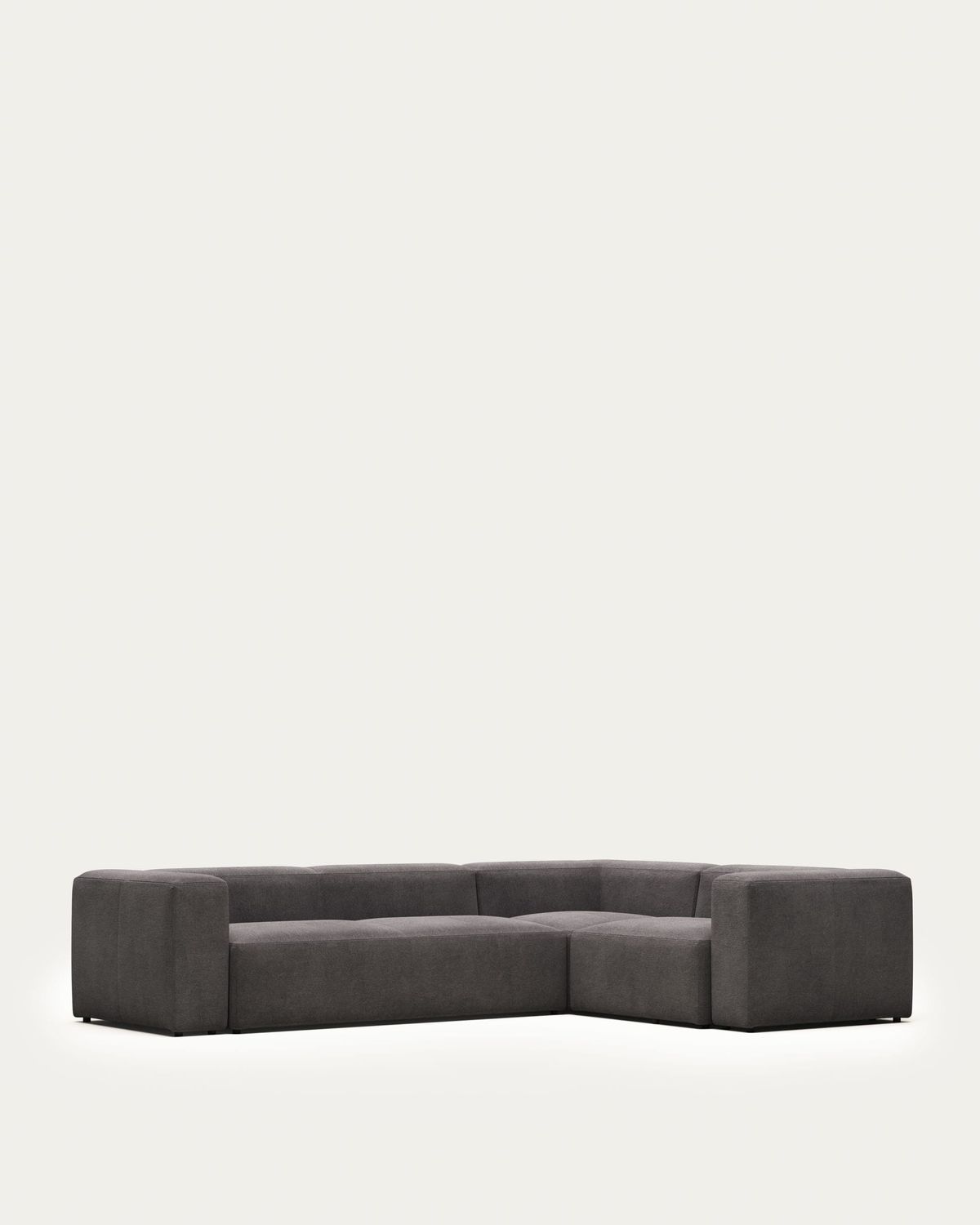 Sofá rinconero Blok 4 plazas gris 320 x 230 cm / 230 x 320 cm FR