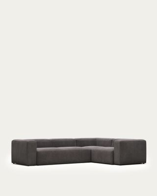 Sofá rinconero Blok 4 plazas gris 320 x 230 cm / 230 x 320 cm FR