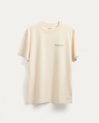 Camiseta unisex I Love Costa Brava x Kave Home 100% de algodón color crudo talla M