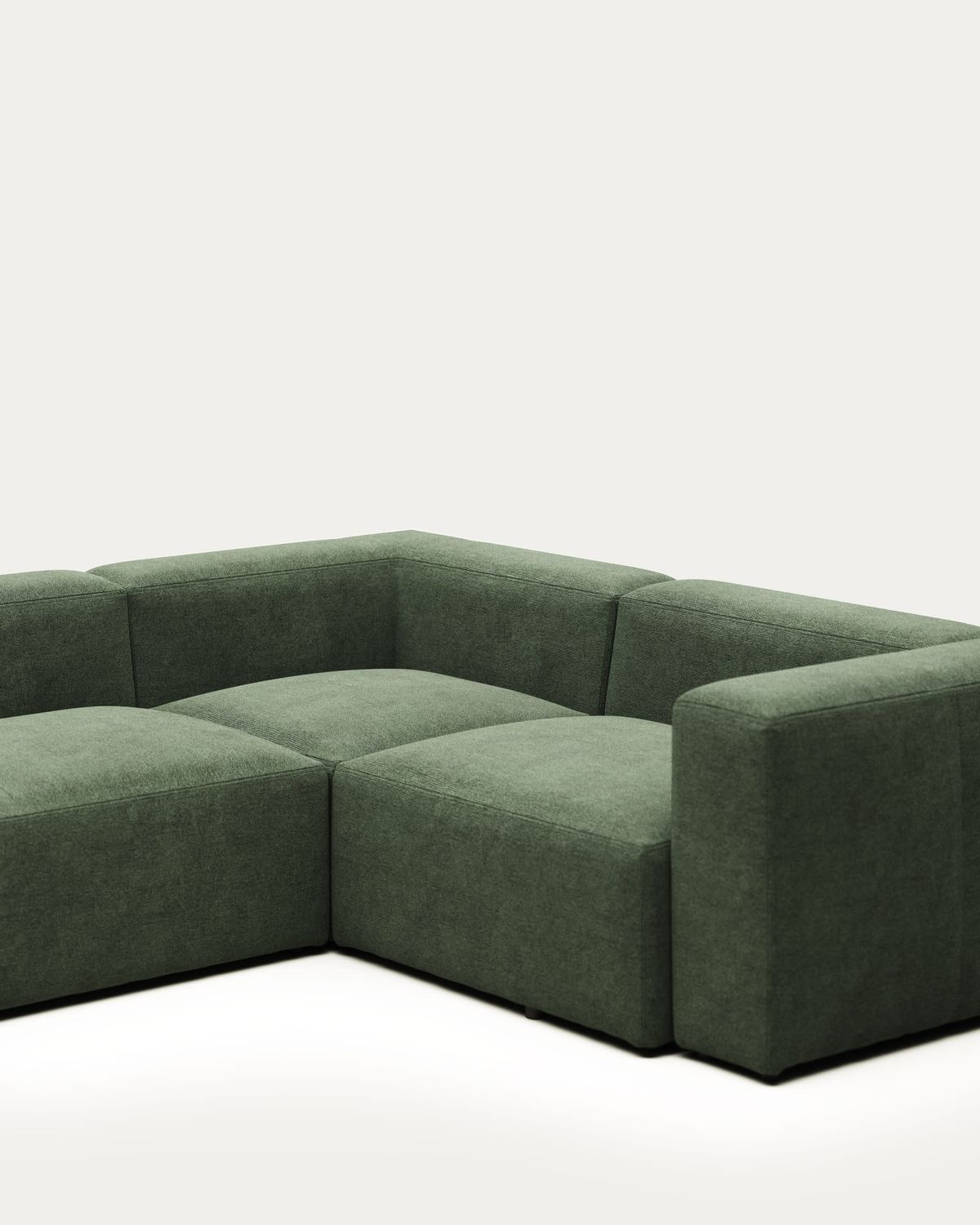 Sofá rinconero Blok 3 plazas verde 290 x 230 cm / 230 cm 290 cm FR