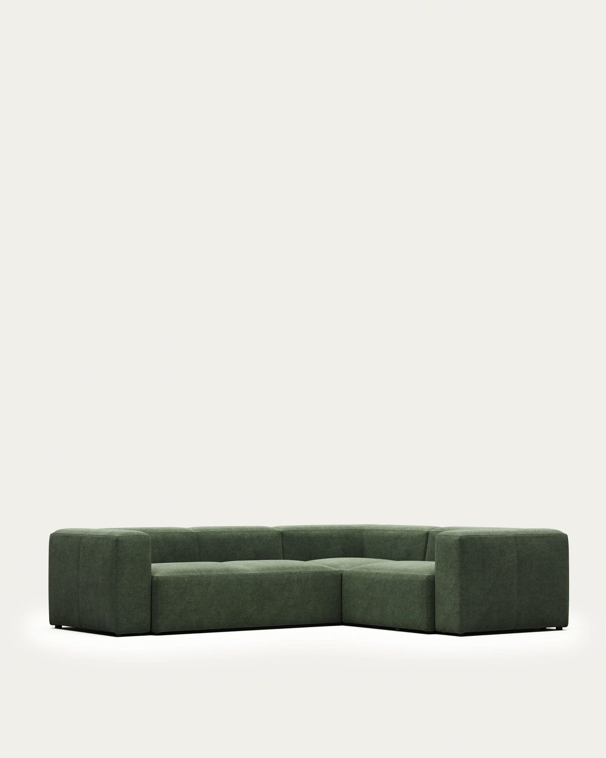 Sofá rinconero Blok 3 plazas verde 290 x 230 cm / 230 cm 290 cm FR