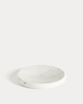 Bandeja Obena de mármol blanco Ø 25 cm