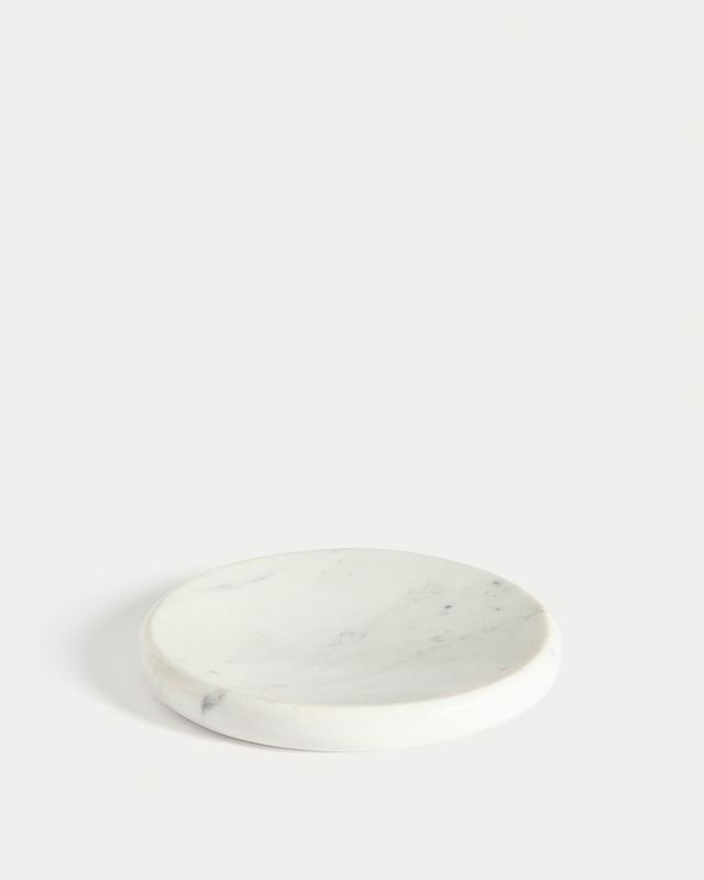 Bandeja Obena de mármol blanco Ø 25 cm