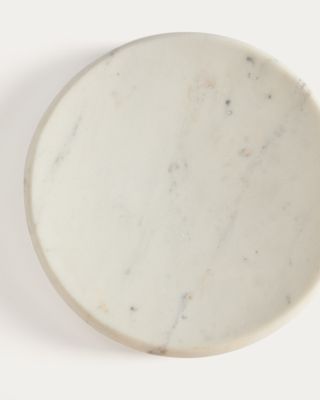 Bandeja Obena de mármol blanco Ø 25 cm