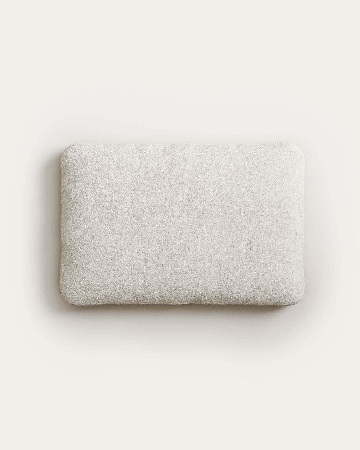 Cojín Blok retardante de fuego borreguito blanco 40 x 60 cm