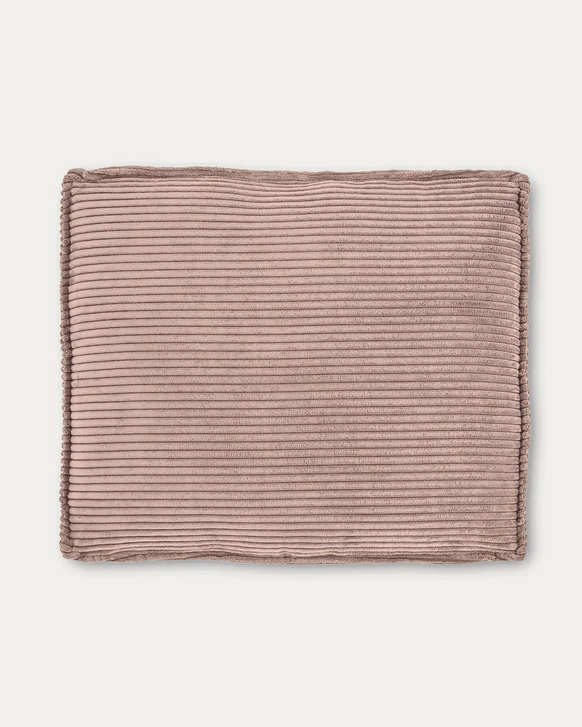 Cojín Blok retardante de fuego de pana gruesa rosa 50 x 60 cm