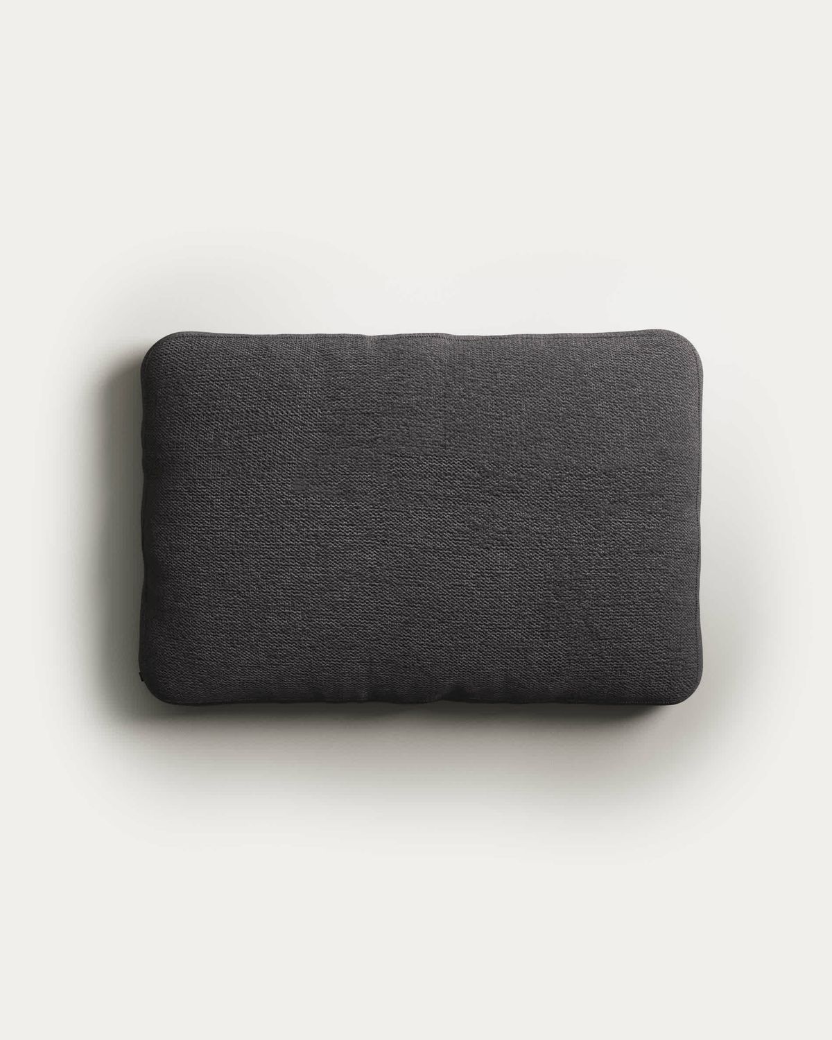 Cojín Blok retardante de fuego de chenilla gris 40 x 60 cm