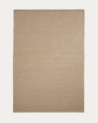 Alfombra Ardelia de fibras sintéticas beige 200 x 300 cm Alfombra Ardelia de fibras sintéticas beige 200 x 300 cm