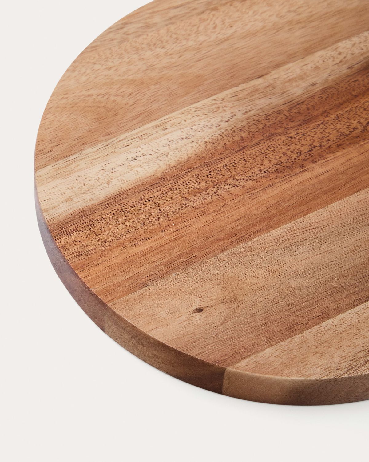 Tabla de servir Zairin de madera de acacia FSC 100% y metal amarillo