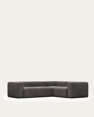 Sofá rinconero Blok 3 plazas gris 290 x 230 cm / 230 cm 290 cm FR