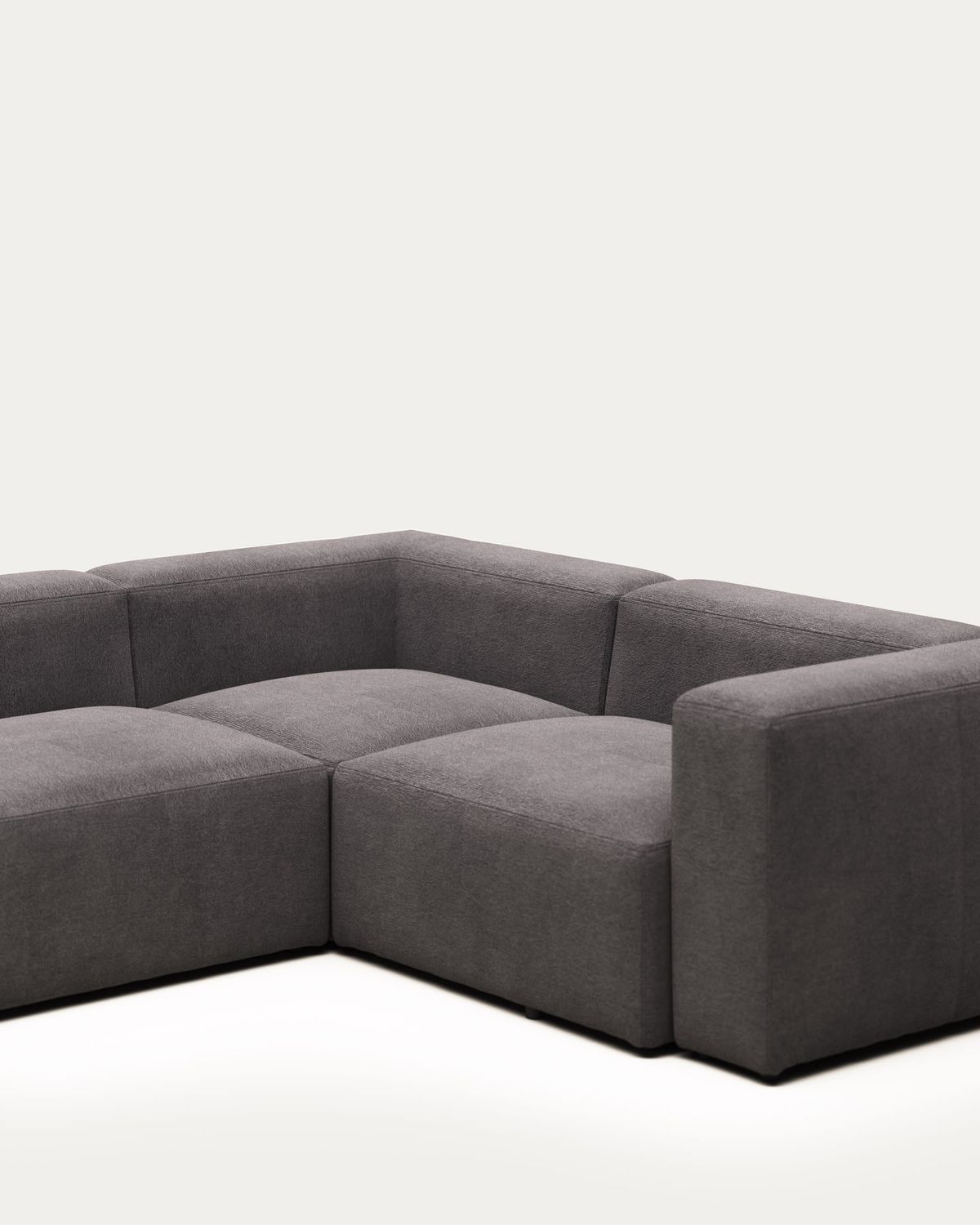 Sofá rinconero Blok 3 plazas gris 290 x 230 cm / 230 cm 290 cm FR