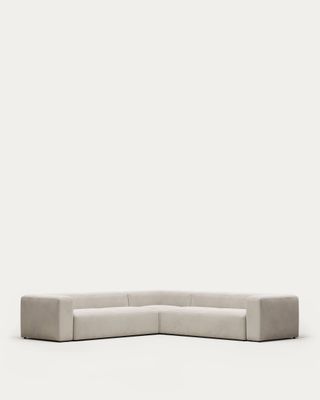 Sofá rinconero Blok 6 plazas blanco 320 x 320 cm FR