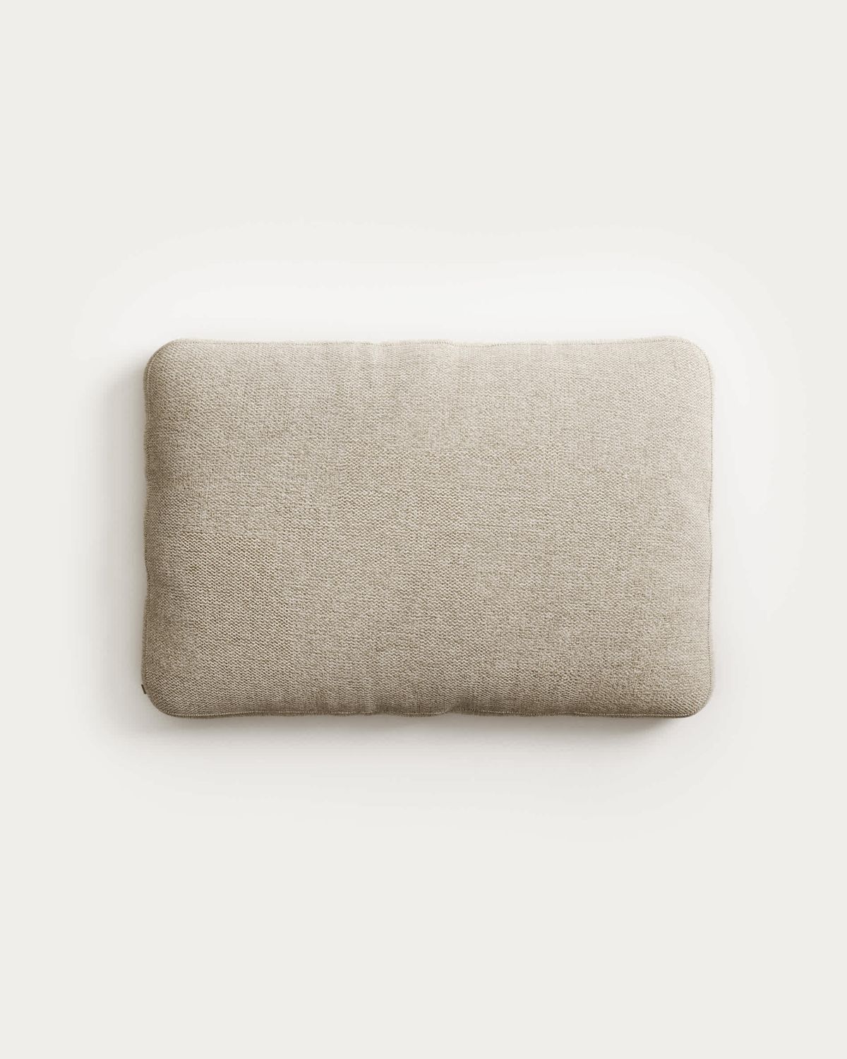 Cojín Blok retardante de fuego de chenilla beige 40 x 60 cm