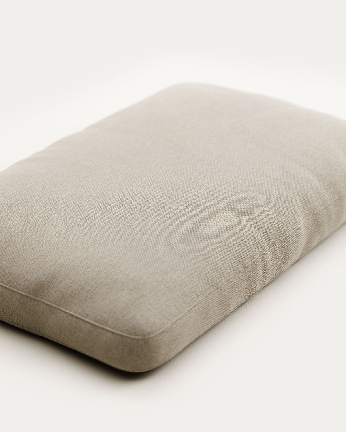 Cojín Blok retardante de fuego de chenilla beige 40 x 60 cm