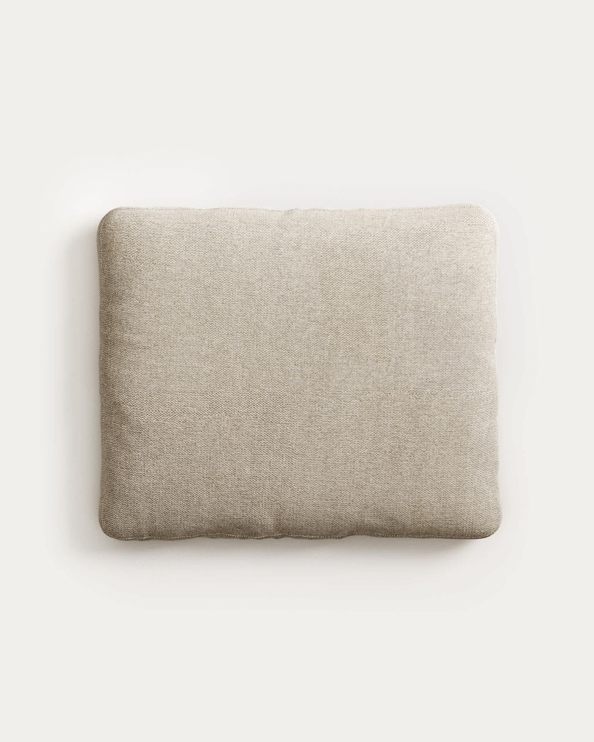 Cojín Blok retardante de fuego de chenilla beige 50 x 60 cm