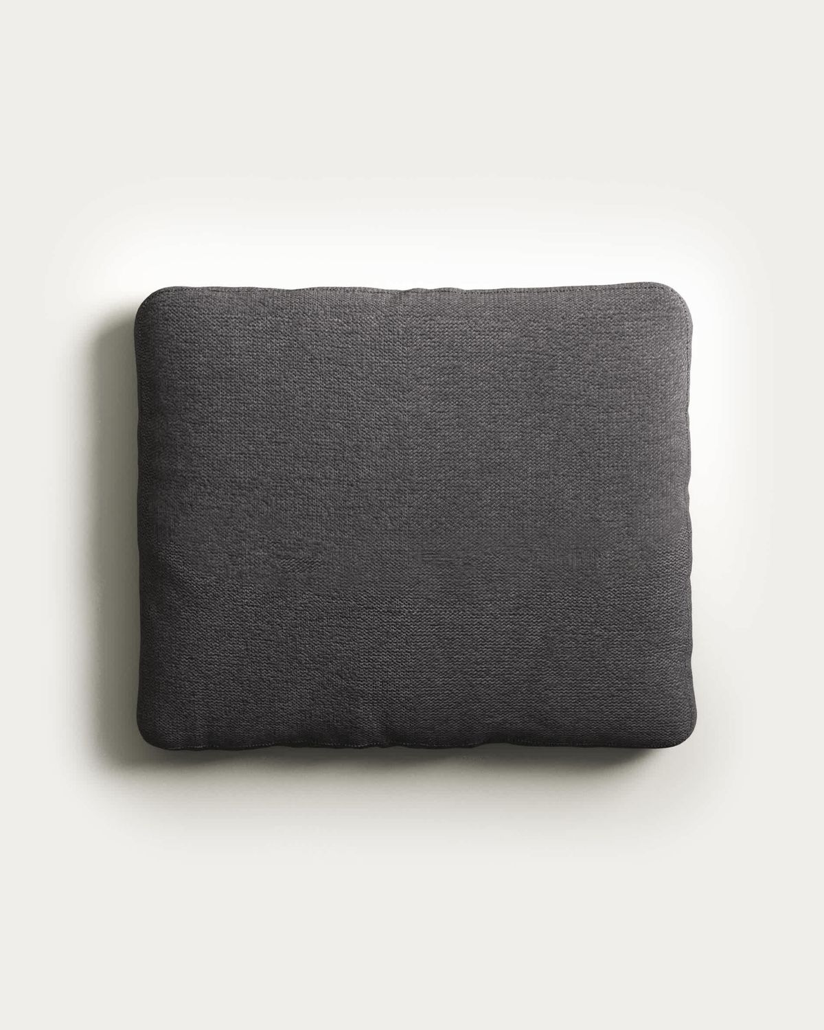 Cojín Blok retardante de fuego de chenilla gris 50 x 60 cm