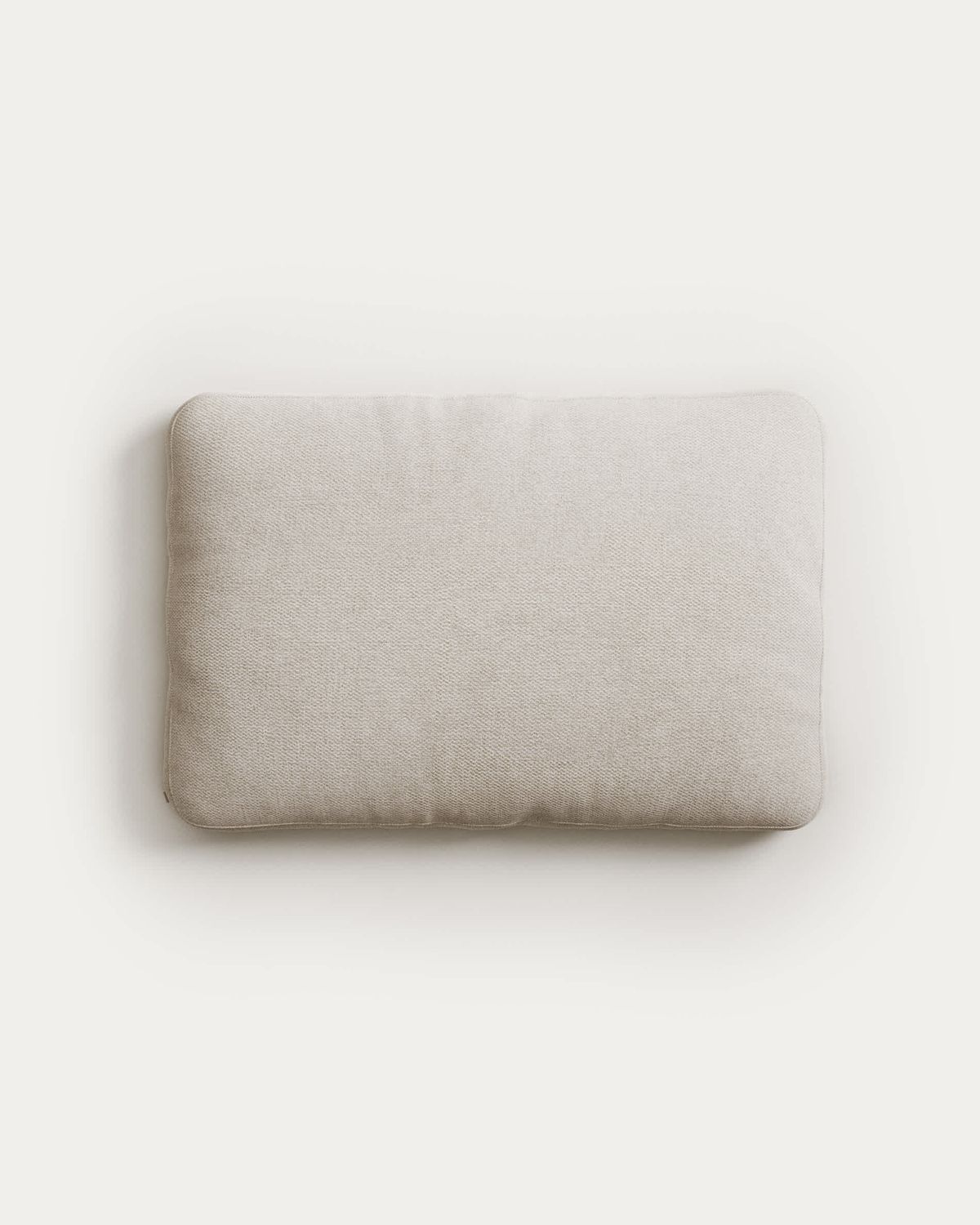 Cojín Blok retardante de fuego de chenilla blanco 40 x 60 cm