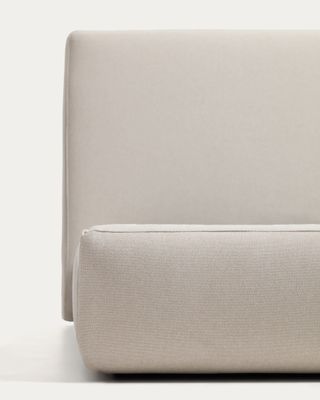 Cama desenfundable con canapé abatible Blok crudo para colchón de 90 x 200 cm FSC Mix Credit