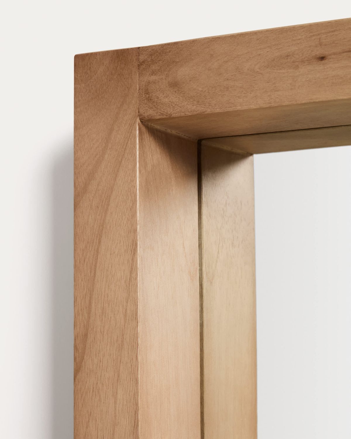 Espejo de pie Vatro de madera maciza de mango tono natural 52 x 181 cm FSC 100%