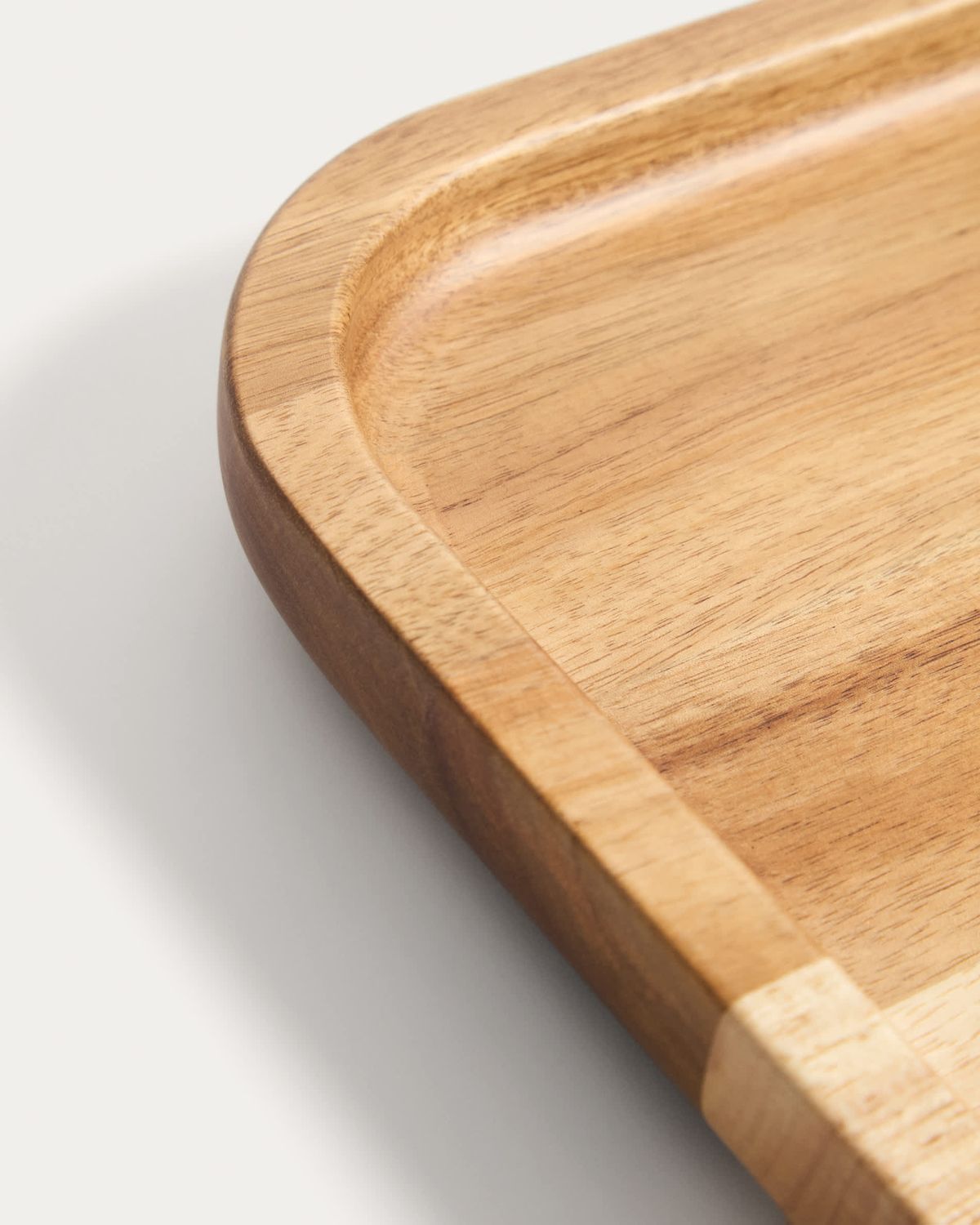 Bandeja Milvara de madera de acacia y madera de caucho 28 x 23 cm FSC 100%