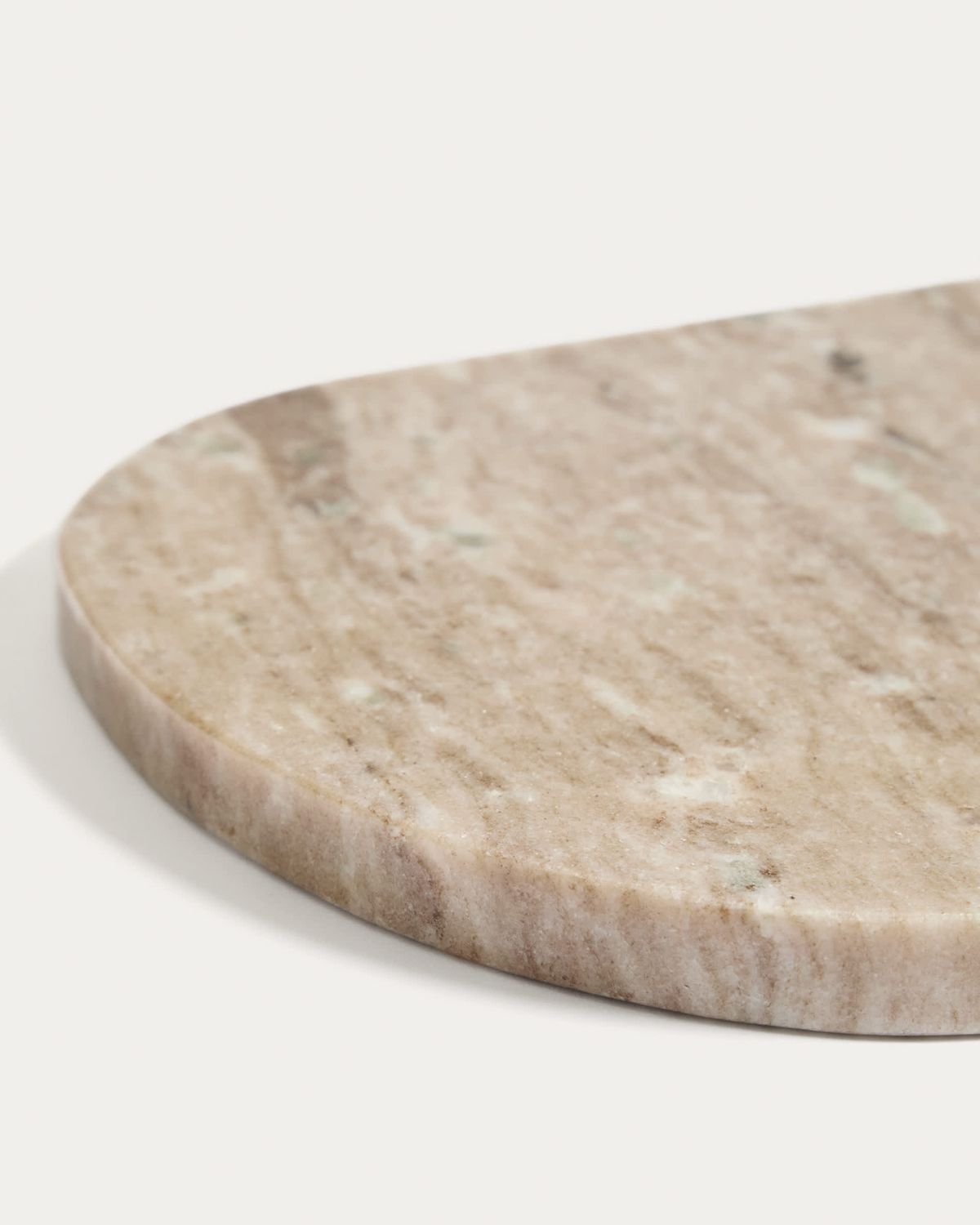 Tabla de servir Nolvet de mármol beige 30 x 23 cm
