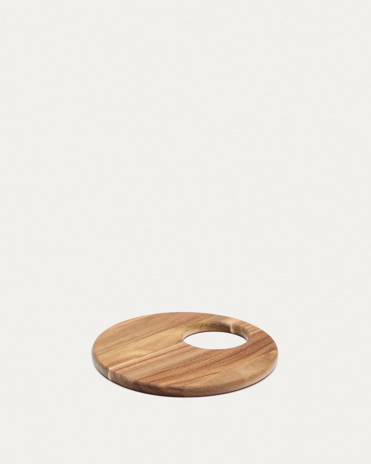 Tabla de servir redonda pequeña Klot de madera de acacia FSC 100%