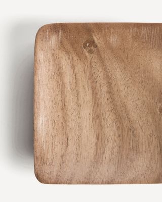 Set Rovin de 4 posavasos de madera de acacia