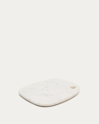 Tabla de servir Odar de mármol blanco