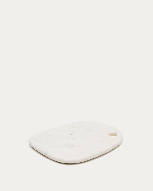 Tabla de servir Odar de mármol blanco