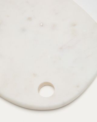 Tabla de servir Odar de mármol blanco