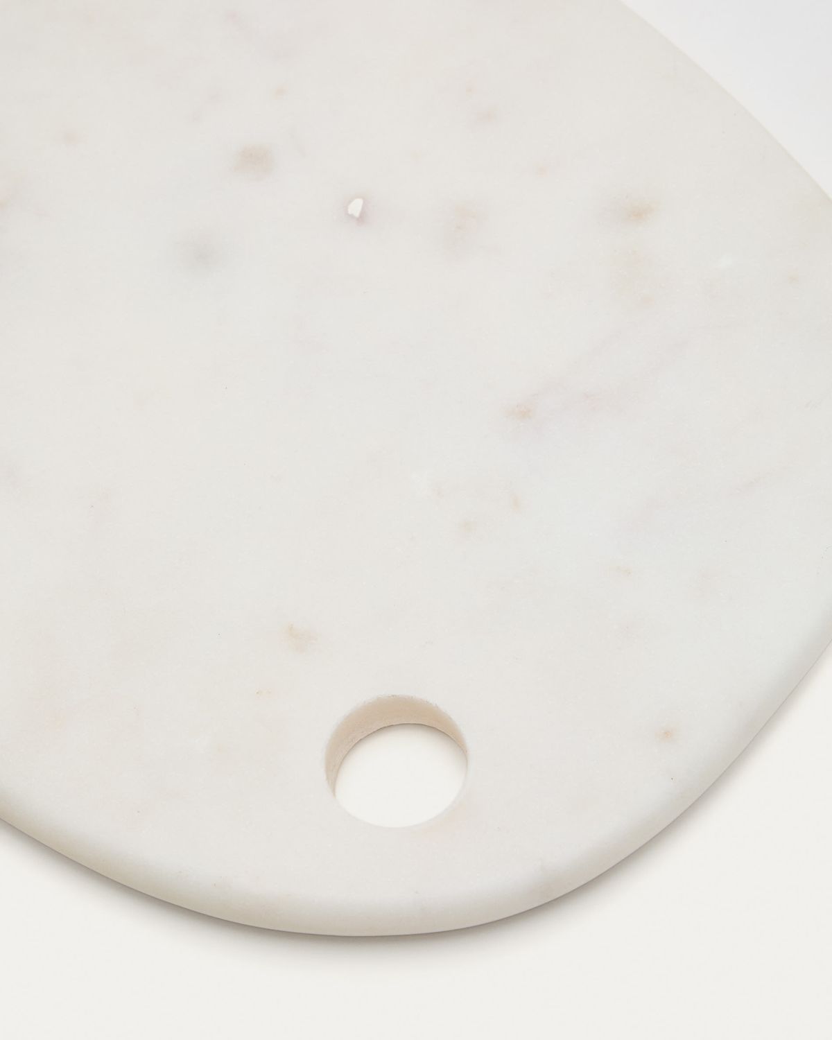 Tabla de servir Odar de mármol blanco