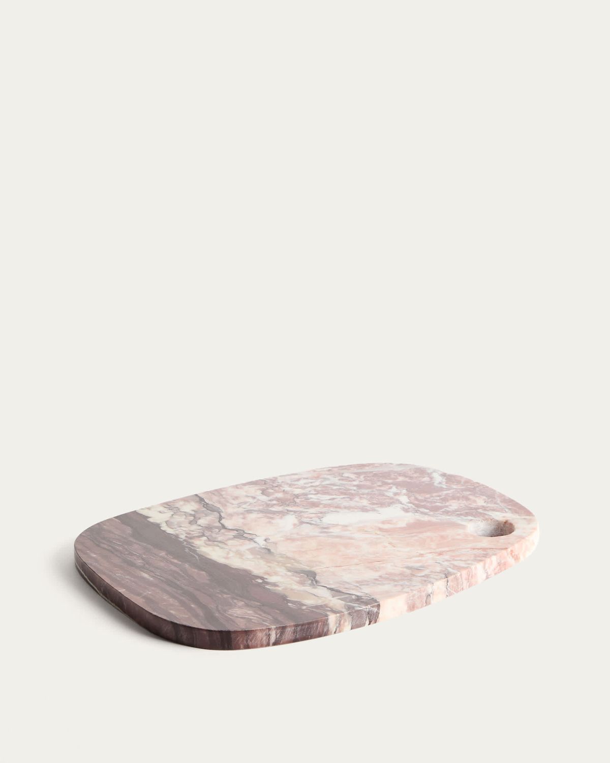 Tabla de servir Meran de mármol burdeos 29 x 23 cm