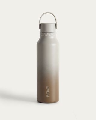 Botella térmica Aika beige y marrón 600 ml
