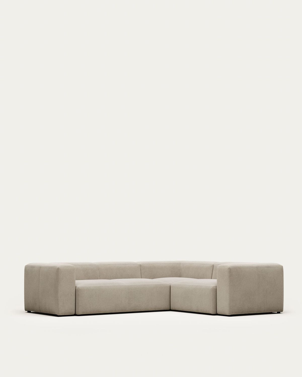 Sofá rinconero Blok 3 plazas beige 290 x 230 cm / 230 cm 290 cm FR