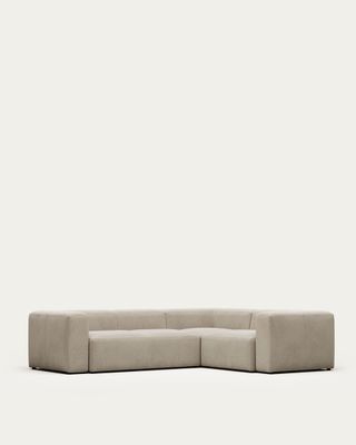 Sofá rinconero Blok 3 plazas beige 290 x 230 cm / 230 cm 290 cm FR