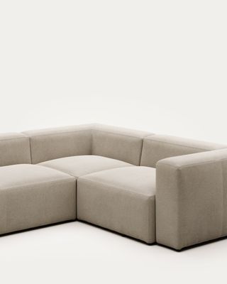 Sofá rinconero Blok 3 plazas beige 290 x 230 cm / 230 cm 290 cm FR
