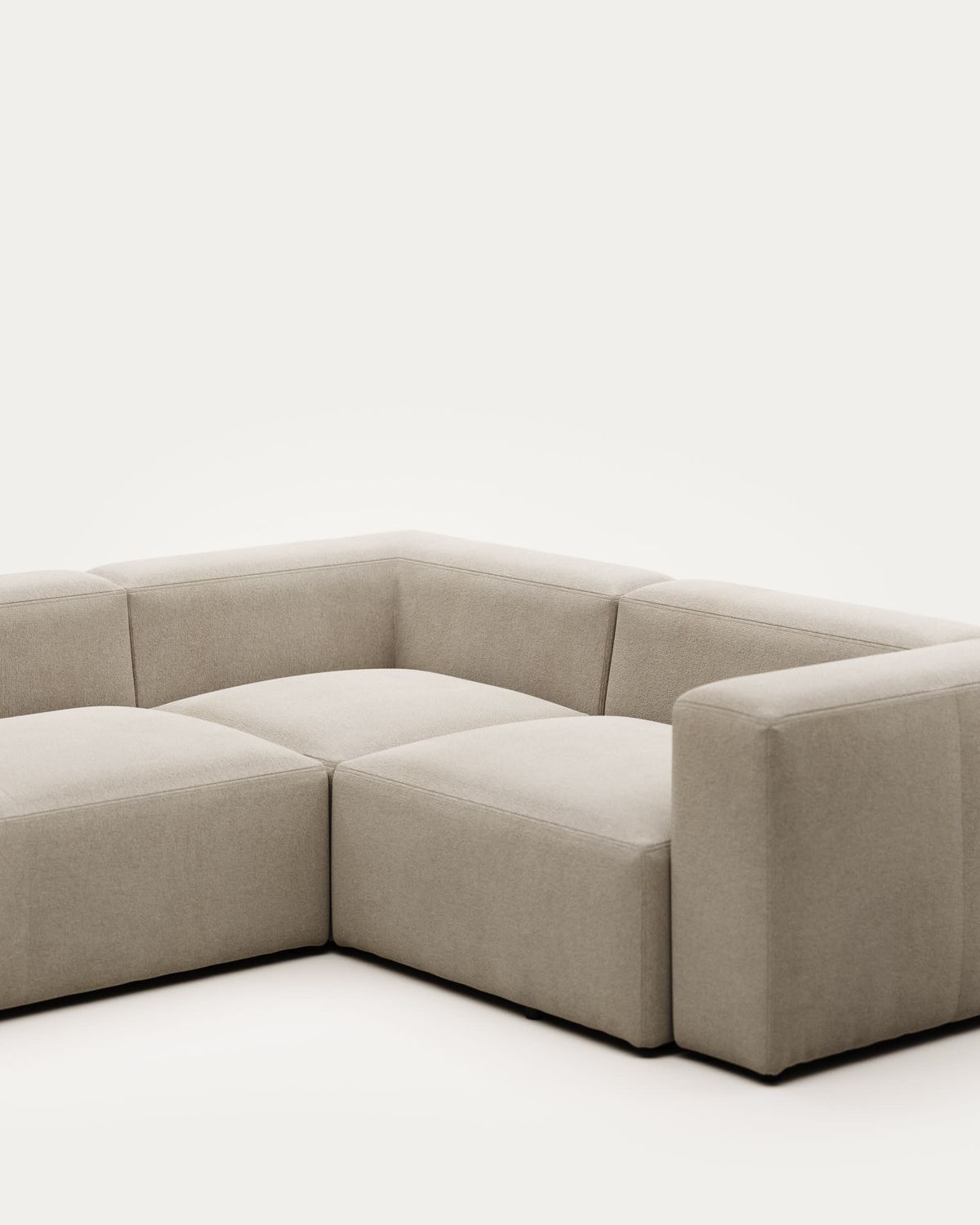 Sofá rinconero Blok 3 plazas beige 290 x 230 cm / 230 cm 290 cm FR