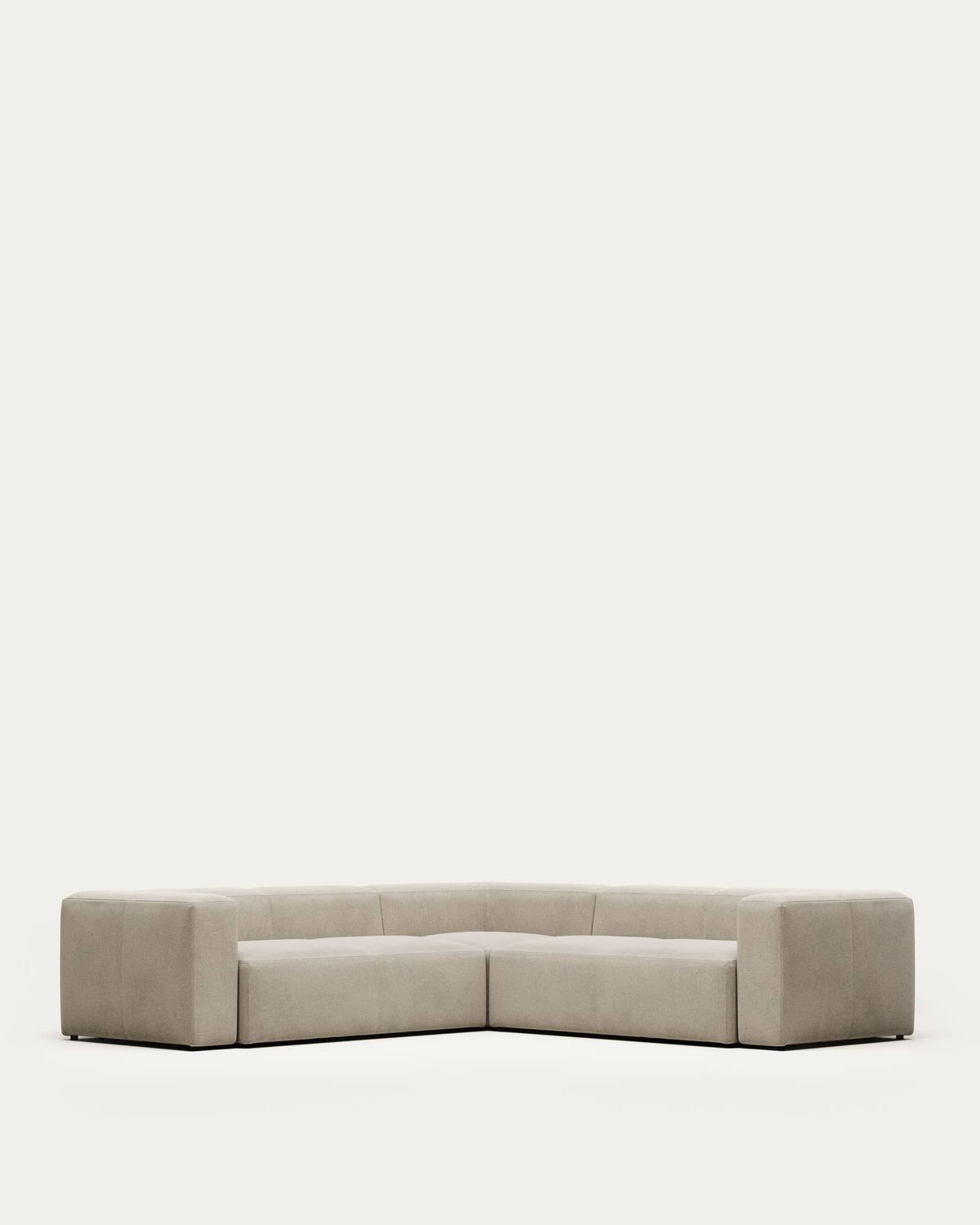 Sofá rinconero Blok 4 plazas beige 290 x 290 cm FR