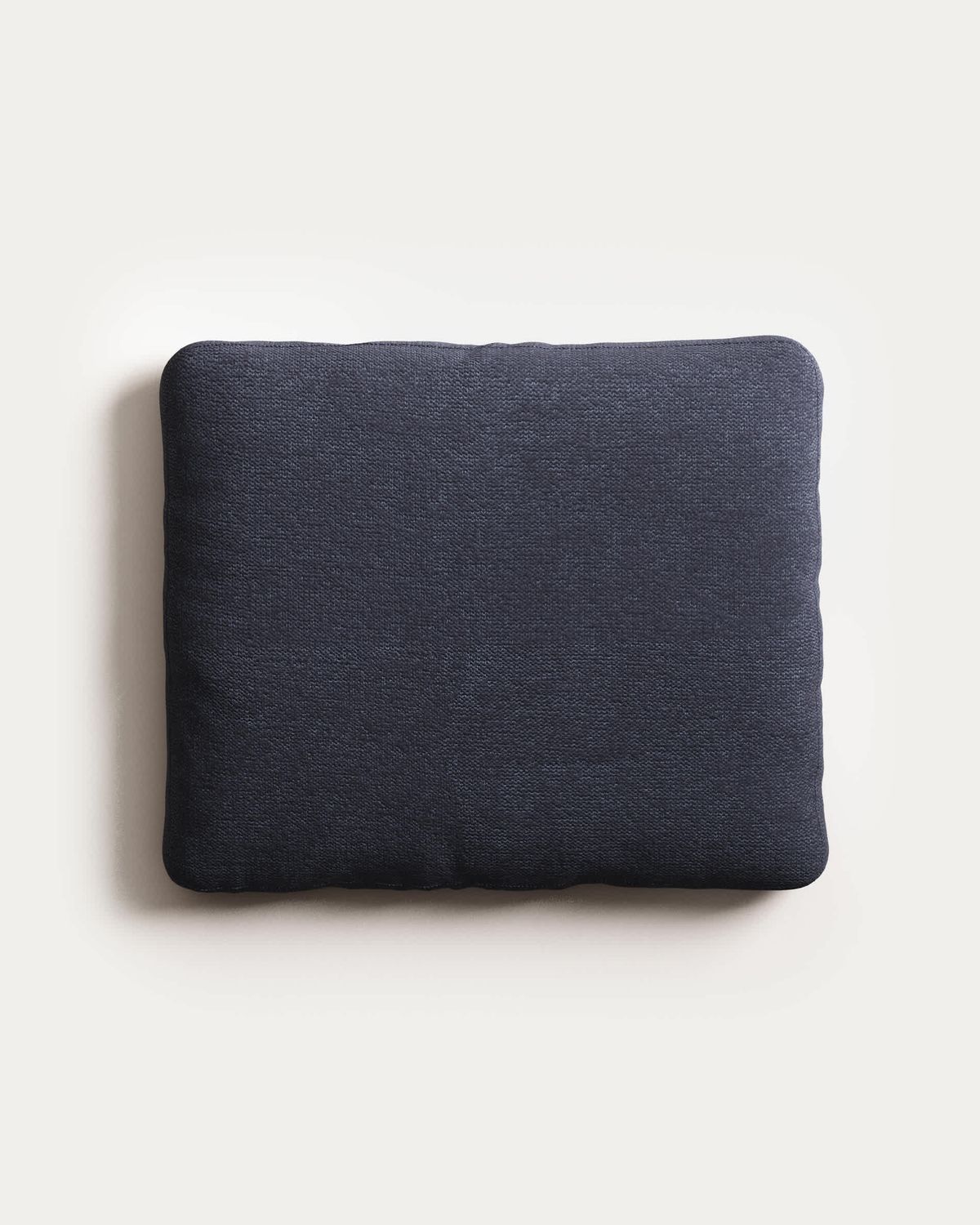 Cojín Blok retardante de fuego de chenilla azul 50 x 60 cm