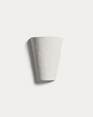 Aplique de pared Ceren de cerámica blanco 13 cm Aplique de pared Ceren de cerámica blanco 13 cm
