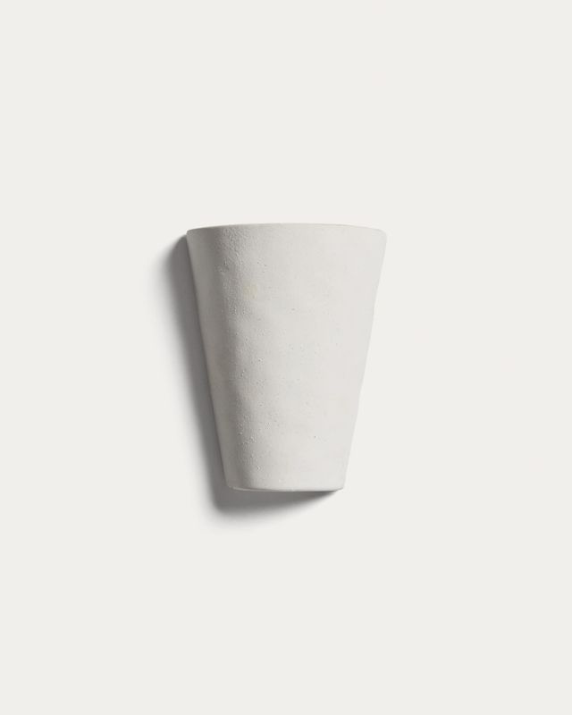 Aplique de pared Ceren de cerámica blanco 13 cm Aplique de pared Ceren de cerámica blanco 13 cm